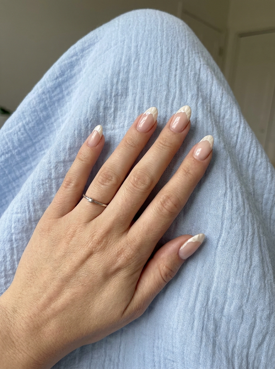 Muschel French Nails